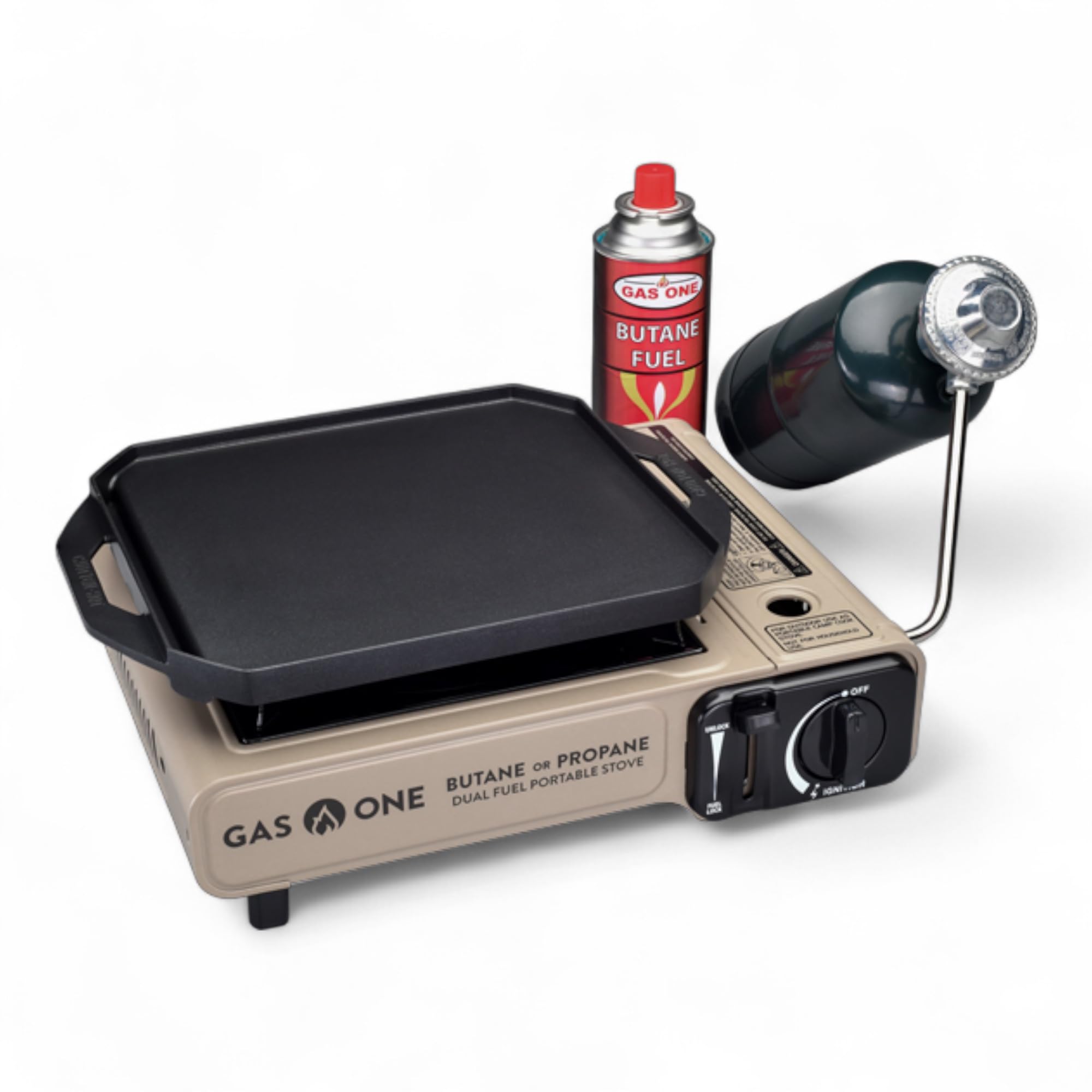 Amazon.com : GasOne GS-3400P-KIT Propane or Butane Gas Stove with Amazon.com : GasOne GS-3400P-KIT Propane or Butane Gas Stove with